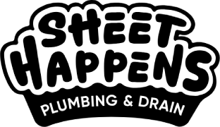 Sheet Happens Plumbing & Drain Logo